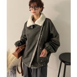 着こなす、こなれ感。ヴィンテージ加工ライダースボアジャケット | Classical Elf | 詳細画像2