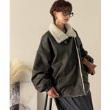 着こなす、こなれ感。ヴィンテージ加工ライダースボアジャケット | Classical Elf | 詳細画像5