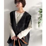 【Classical Evon】シンプルな品をまとう。リネンタッチベスト(Vネッ… | Classical Elf | 詳細画像8