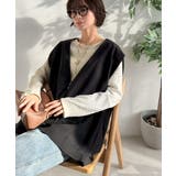 【Classical Evon】シンプルな品をまとう。リネンタッチベスト(Vネッ… | Classical Elf | 詳細画像9