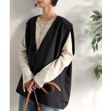 【Classical Evon】シンプルな品をまとう。リネンタッチベスト(Vネッ… | Classical Elf | 詳細画像10