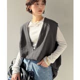 【Classical Evon】シンプルな品をまとう。リネンタッチベスト(Vネッ… | Classical Elf | 詳細画像12