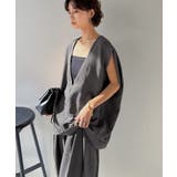 【Classical Evon】シンプルな品をまとう。リネンタッチベスト(Vネッ… | Classical Elf | 詳細画像14