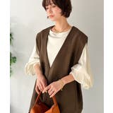 【Classical Evon】シンプルな品をまとう。リネンタッチベスト(Vネッ… | Classical Elf | 詳細画像32