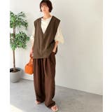 【Classical Evon】シンプルな品をまとう。リネンタッチベスト(Vネッ… | Classical Elf | 詳細画像33