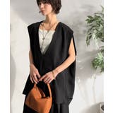 【Classical Evon】シンプルな品をまとう。リネンタッチベスト(Vネッ… | Classical Elf | 詳細画像4