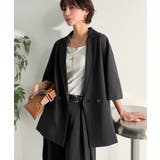 【Classical Evon】さらりと整う、余裕。リネンタッチジャケット(セッ… | Classical Elf | 詳細画像1