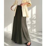 チャコールレオパード | 【Classical Evon】上品な落ち感で魅せる、サテンの美しさ。ウエストギ… | Classical Elf 