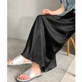 【Classical Evon】上品な落ち感で魅せる、サテンの美しさ。ウエストギ… | Classical Elf  | 詳細画像4 