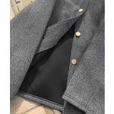 端正な佇まいが導く上品スタイル。ツイードボンディング金釦ノーカラージャケット | Classical Elf  | 詳細画像27 