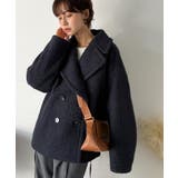 雪のようにやさしい肌触りで、大人のきちんと感を演出。軽やかブークレPコート | Classical Elf | 詳細画像31