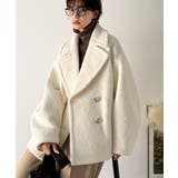 雪のようにやさしい肌触りで、大人のきちんと感を演出。軽やかブークレPコート | Classical Elf | 詳細画像1