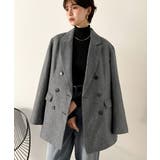 グレー | 【Classical Evon】ミニマルに魅せる、大人の余裕。3段ボタンダブルジ… | Classical Elf 