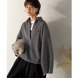 優しい温もり、上品見え。圧縮ニット襟付きキーネックプルオーバー | Classical Elf  | 詳細画像9 