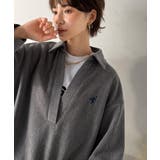 優しい温もり、上品見え。圧縮ニット襟付きキーネックプルオーバー | Classical Elf  | 詳細画像13 