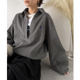 優しい温もり、上品見え。圧縮ニット襟付きキーネックプルオーバー | Classical Elf  | 詳細画像15 