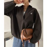 優しい温もり、上品見え。圧縮ニット襟付きキーネックプルオーバー | Classical Elf  | 詳細画像18 