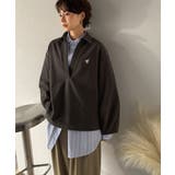 優しい温もり、上品見え。圧縮ニット襟付きキーネックプルオーバー | Classical Elf  | 詳細画像29 