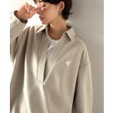 優しい温もり、上品見え。圧縮ニット襟付きキーネックプルオーバー | Classical Elf  | 詳細画像31 