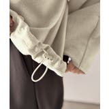 優しい温もり、上品見え。圧縮ニット襟付きキーネックプルオーバー | Classical Elf  | 詳細画像43 