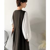 一枚で決まる、凛とした美しさ。Vネックウエストタックワンピース | Classical Elf  | 詳細画像12 