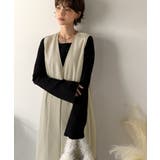 一枚で決まる、凛とした美しさ。Vネックウエストタックワンピース | Classical Elf  | 詳細画像16 