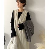 一枚で決まる、凛とした美しさ。Vネックウエストタックワンピース | Classical Elf  | 詳細画像18 