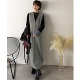 一枚で決まる、凛とした美しさ。Vネックウエストタックワンピース | Classical Elf  | 詳細画像2 