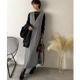 一枚で決まる、凛とした美しさ。Vネックウエストタックワンピース | Classical Elf  | 詳細画像5 