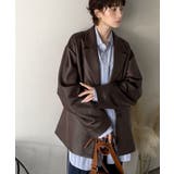 【Classical Evon】羽織るだけで上品ハンサム。レザー風加工スエード袖… | Classical Elf  | 詳細画像17 