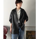 【Classical Evon】羽織るだけで上品ハンサム。レザー風加工スエード袖… | Classical Elf  | 詳細画像5 