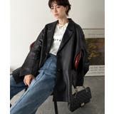 【Classical Evon】羽織るだけで上品ハンサム。レザー風加工スエード袖… | Classical Elf  | 詳細画像6 