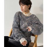 全方位モテの冬スタイルを叶える1枚。ローゲージ針抜きパフニット | Classical Elf  | 詳細画像21 