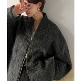 ブラック | この高級感、思わず手に取りたくなる。シャギーノーカラーコート | Classical Elf 