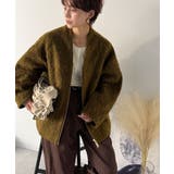 この高級感、思わず手に取りたくなる。シャギーノーカラーコート | Classical Elf  | 詳細画像26 