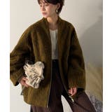 イエロー | この高級感、思わず手に取りたくなる。シャギーノーカラーコート | Classical Elf 