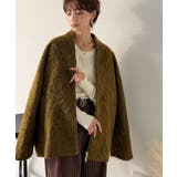 この高級感、思わず手に取りたくなる。シャギーノーカラーコート | Classical Elf  | 詳細画像30 