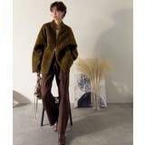 この高級感、思わず手に取りたくなる。シャギーノーカラーコート | Classical Elf  | 詳細画像31 