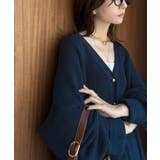 【Classical Evon】肉厚で暖か。アンティーク調金ボタンワッフル編みV… | Classical Elf | 詳細画像34
