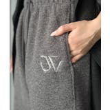《JaVaジャバコラボ》ぬくぬく暖か。裾ドロストロゴ刺繍ミックスフリースパンツ | Classical Elf Men | 詳細画像24 