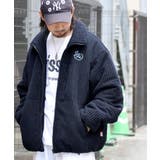 ネイビー | 《Javaジャバコラボ》シーズンムード高まる。JAVA刺繍中綿コールJK | Classical Elf Men