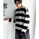 クラシカル×モダンな一枚。ラガーデザインリラックスニット | Classical Elf Men | 詳細画像14