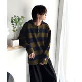 クラシカル×モダンな一枚。ラガーデザインリラックスニット | Classical Elf Men | 詳細画像22