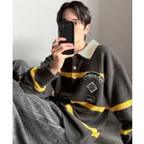 《JaVaジャバコラボ》ワッペンデザインラガーポロニット(長袖) | Classical Elf Men | 詳細画像4