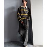 《JaVaジャバコラボ》ワッペンデザインラガーポロニット(長袖) | Classical Elf Men | 詳細画像5