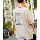 アイボリー | 大人の抜け感。綿100%前後2wayステッチ刺繍半袖Tシャツ | Classical Elf Men