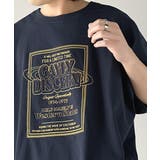大人の抜け感。綿100%前後2wayステッチ刺繍半袖Tシャツ | Classical Elf Men | 詳細画像1