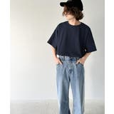 大人の抜け感。綿100%前後2wayステッチ刺繍半袖Tシャツ | Classical Elf Men | 詳細画像2