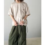 綿100%。大人のこなれカジュアル。シルケット素材裾ドロストオーバーサイズTシャ… | Classical Elf Men | 詳細画像6