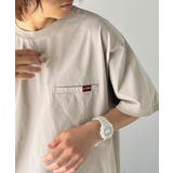 グレージュ | 綿100%。大人のこなれカジュアル。シルケット素材裾ドロストオーバーサイズTシャ… | Classical Elf Men